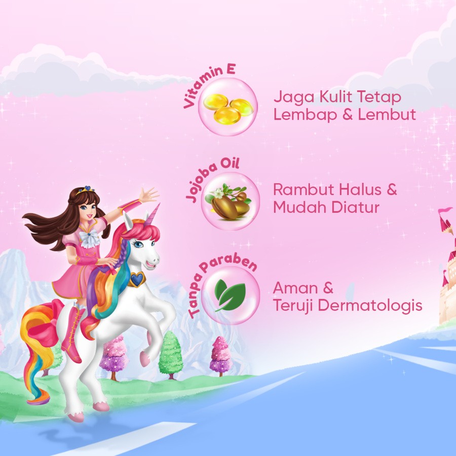 Cussons Kids Hair & body Cologne Unicorn Strawberry Smoothie