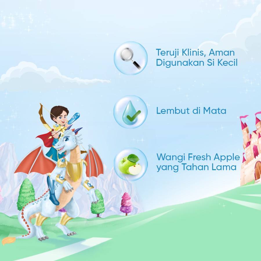 Cussons Kids Shampoo Unicorn 2 in 1 Fresh & Nourish