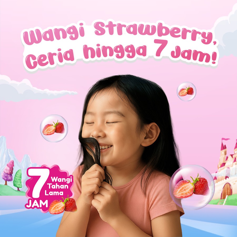 Cussons Kids Hair & body Cologne Unicorn Strawberry Smoothie