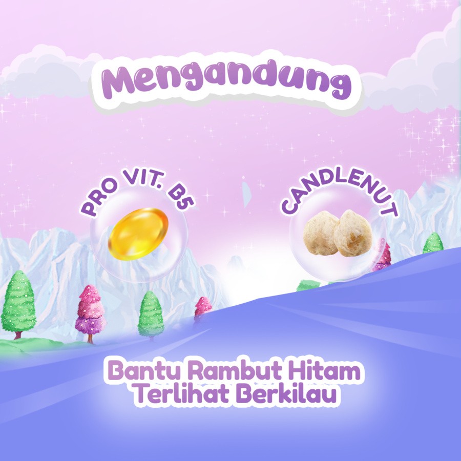 Cussons Kids 2 in 1 Shampoo Unicorn Black & Shiny