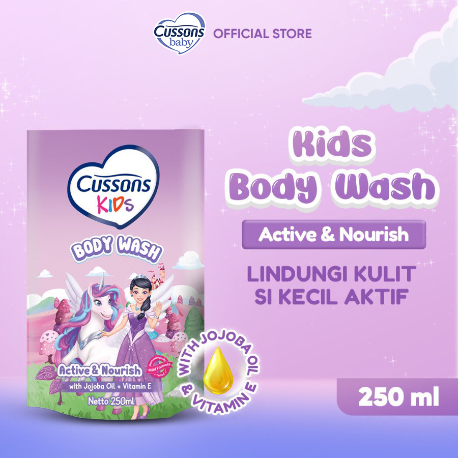 Cussons Kids Body Wash Unicorn Active & Nourish