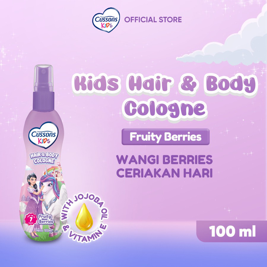 Cussons Kids Hair & Body Cologne Unicorn Fruity Berries