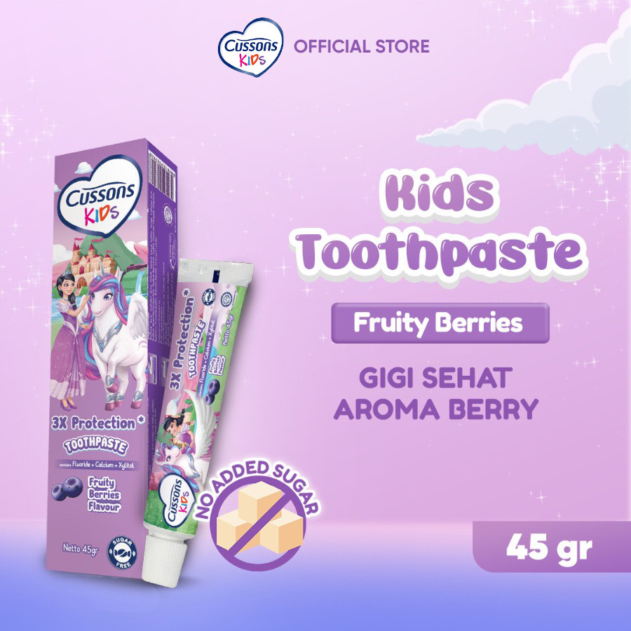Cussons Kids Toothpaste Unicorn Fruity Berries
