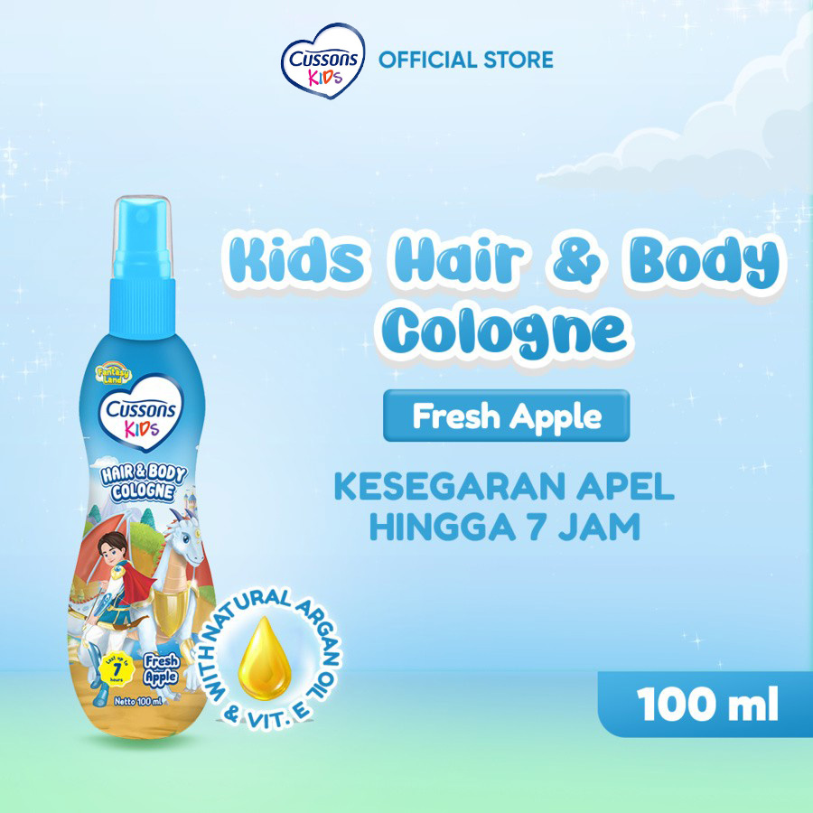 Cussons Kids Hair & Body Cologne Dragon Fresh Apple