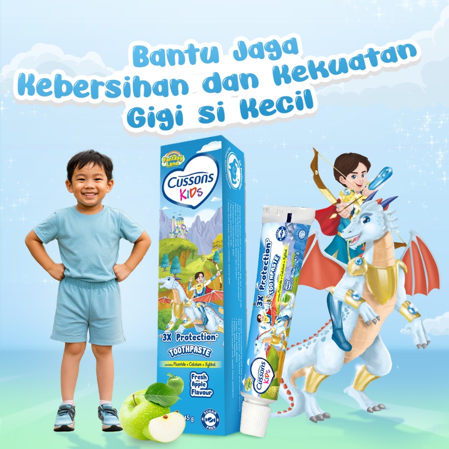 Cussons Kids Toothpaste Dragon Fresh Apple