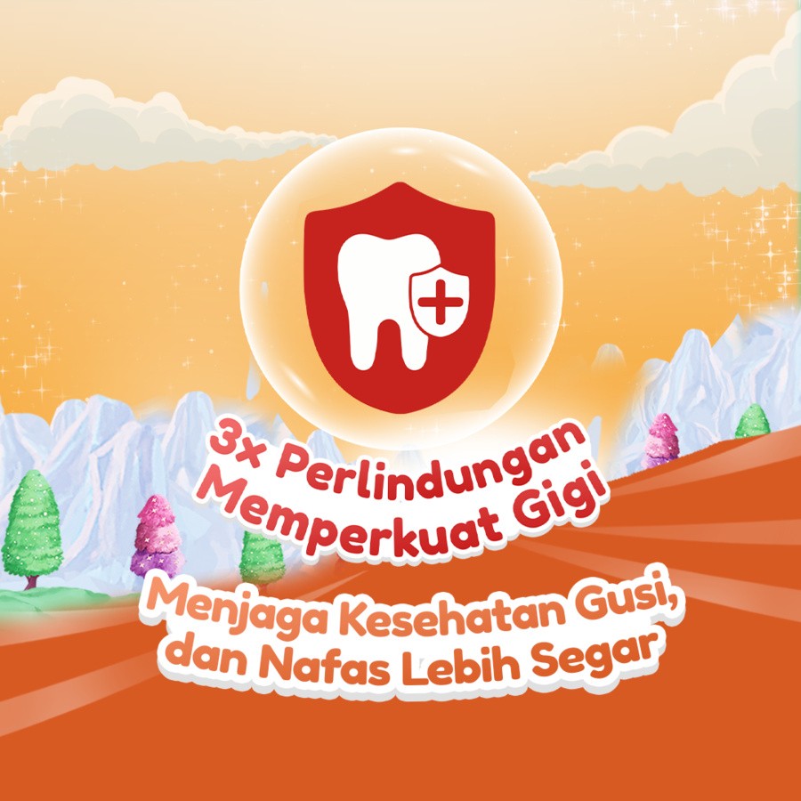 Cussons Kids Toothpaste Dragon Sparkling Orange