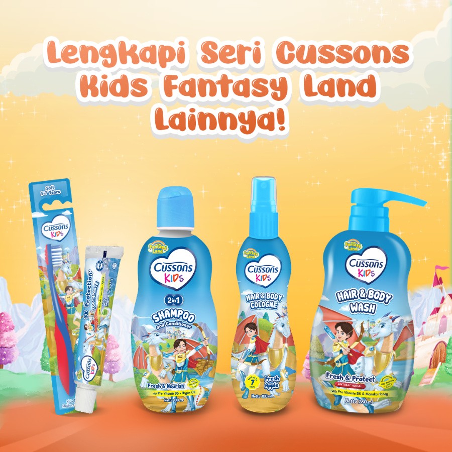 Cussons Kids Toothpaste Dragon Sparkling Orange