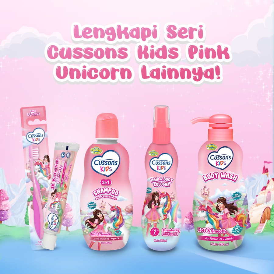 Cussons Kids Toothpaste Unicorn Strawberry Smoothie