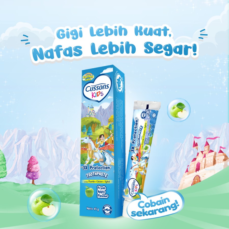 Cussons Kids Toothpaste Dragon Fresh Apple
