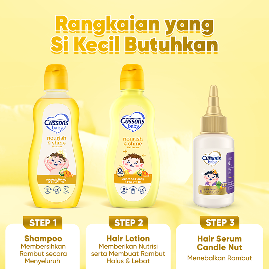 Cussons Baby Hair Lotion Nourish & Shine